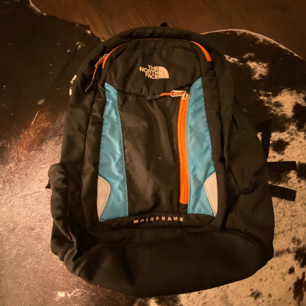North face Black back pack